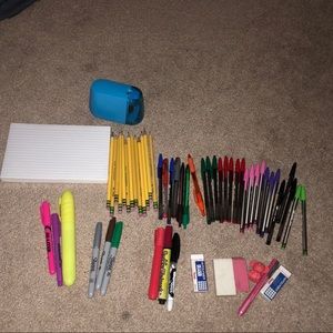 SCHOOL SUPPLIES LOT (take all!!)